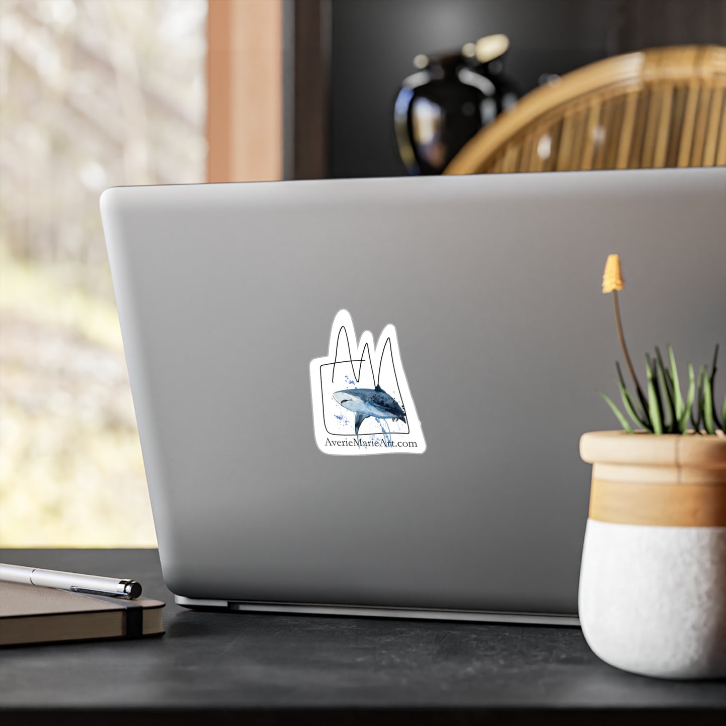 Shark Signature Vinyl Sticker