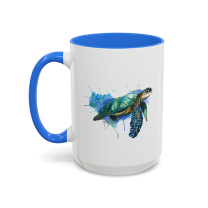 Sea Turtle Ceramic Mug (15oz)