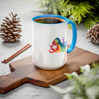 Colorful Octopus Ceramic Mug (15oz)