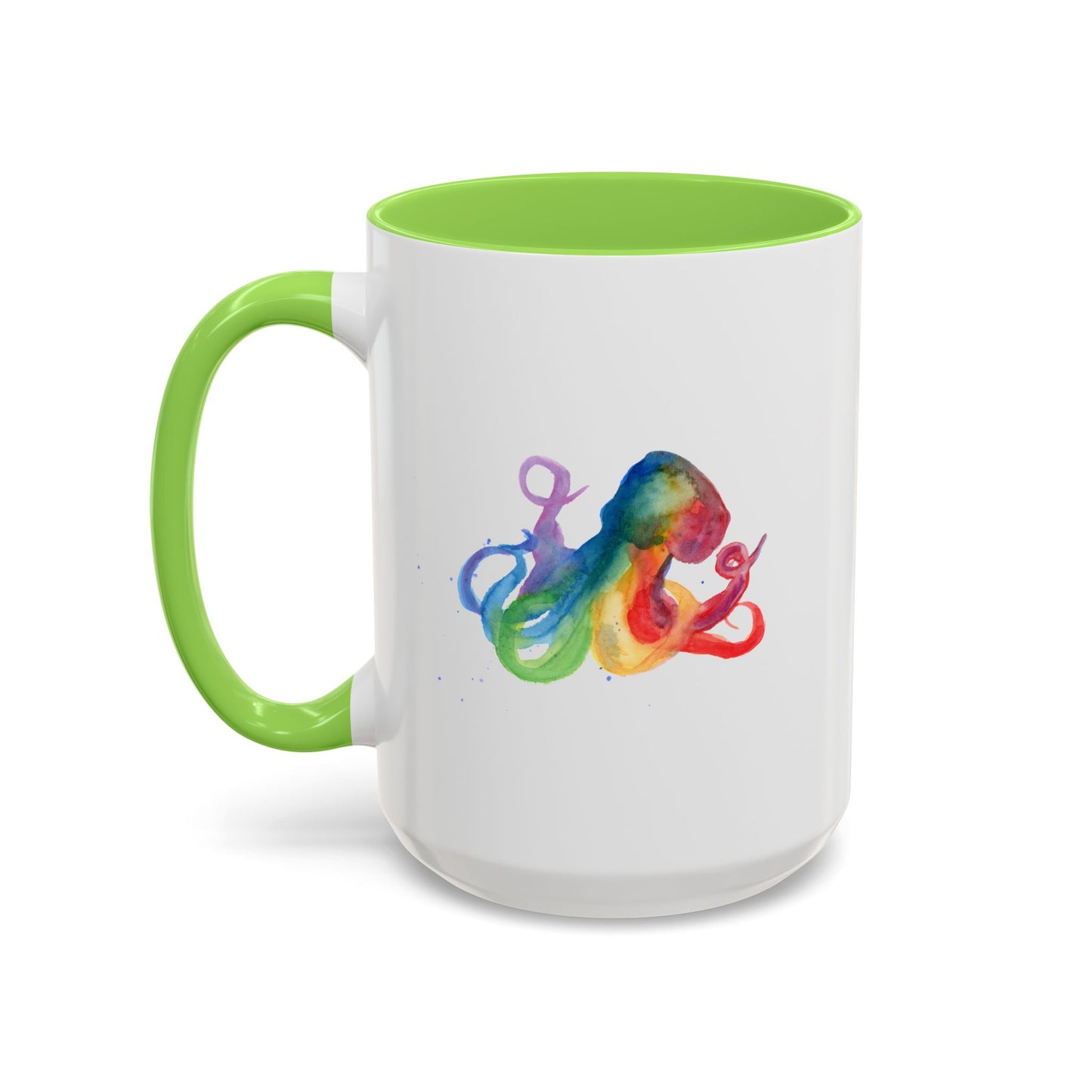 Colorful Octopus Ceramic Mug (15oz)