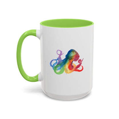 Colorful Octopus Ceramic Mug (15oz)