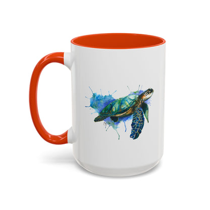 Sea Turtle Ceramic Mug (15oz)