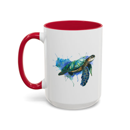 Sea Turtle Ceramic Mug (15oz)