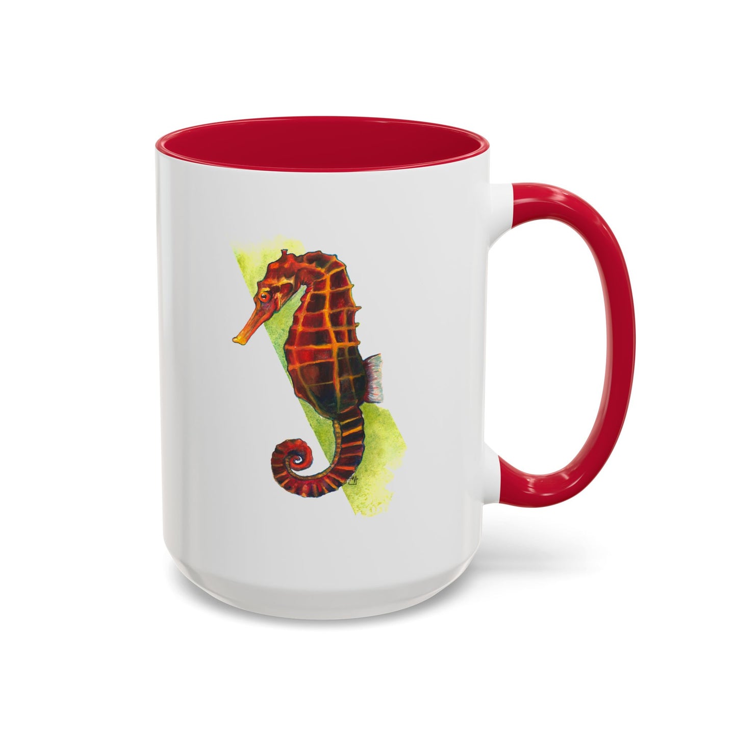 Spicy Seahorse Ceramic Mug (15oz)