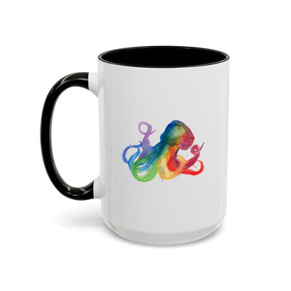 Colorful Octopus Ceramic Mug (15oz)