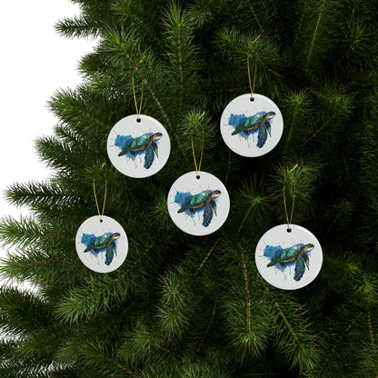 Sea Turtle Ceramic Ornaments