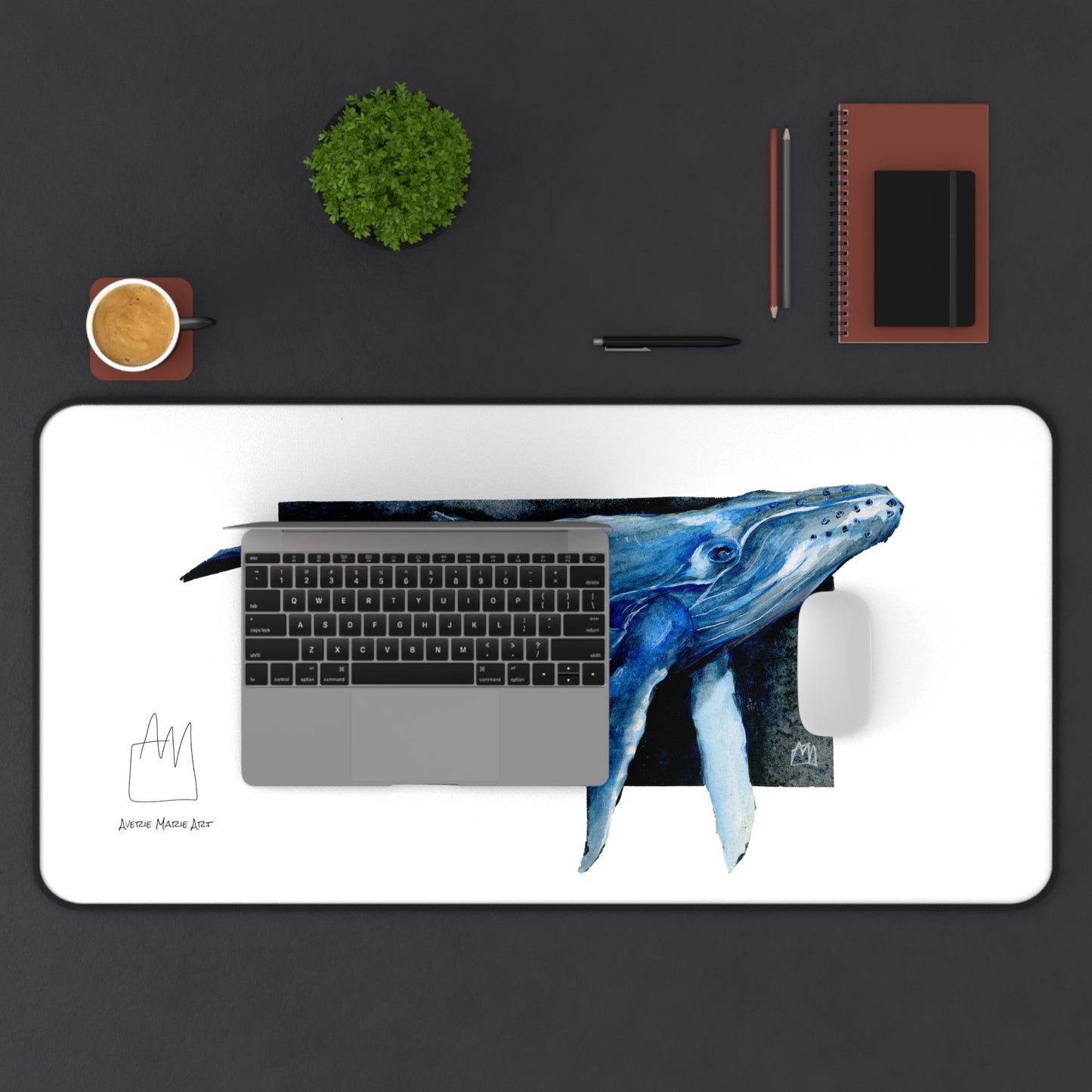 Blue Whale Desk Mat