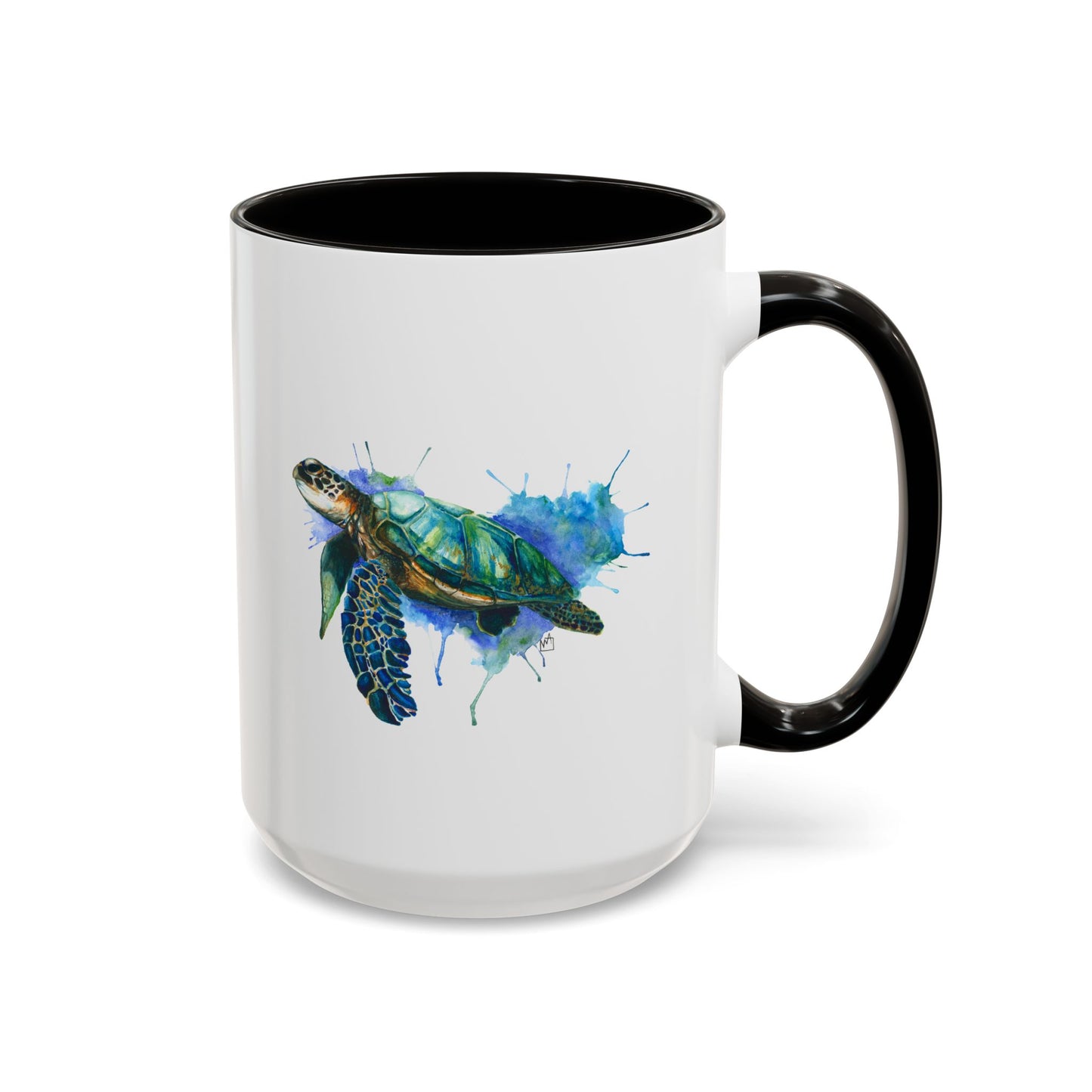 Sea Turtle Ceramic Mug (15oz)