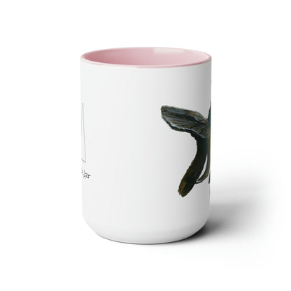 Goldfish Two-Tone Coffee Mugs, 15oz