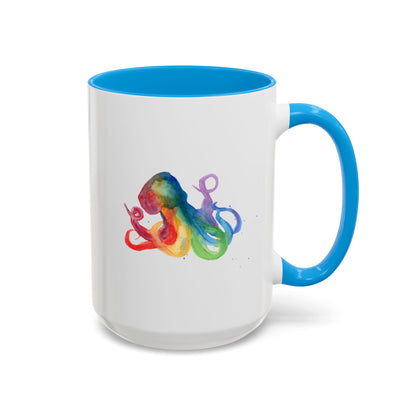 Colorful Octopus Ceramic Mug (15oz)