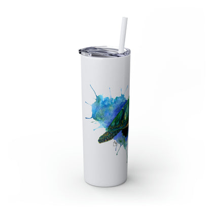 Sea Turtle Tumbler with Straw, 20oz