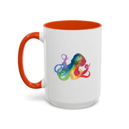 Colorful Octopus Ceramic Mug (15oz)