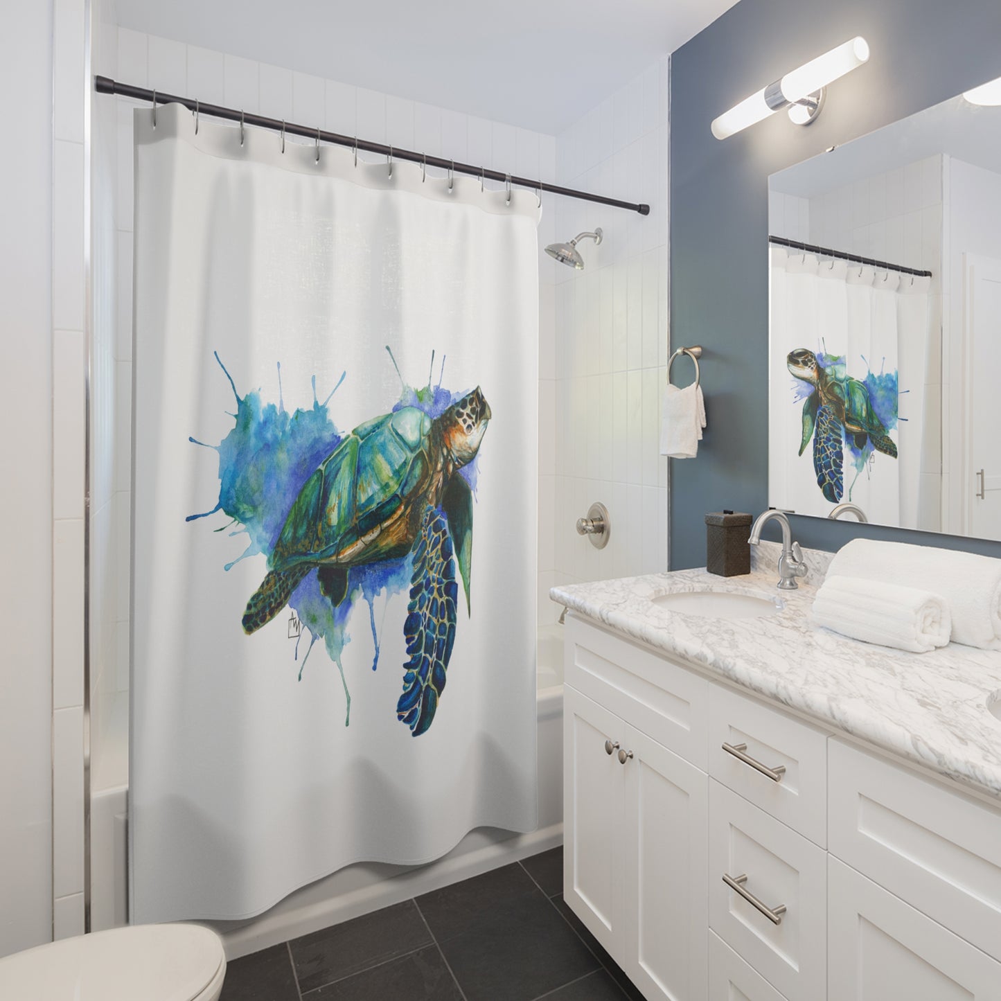 Sea Turtle Shower Curtains