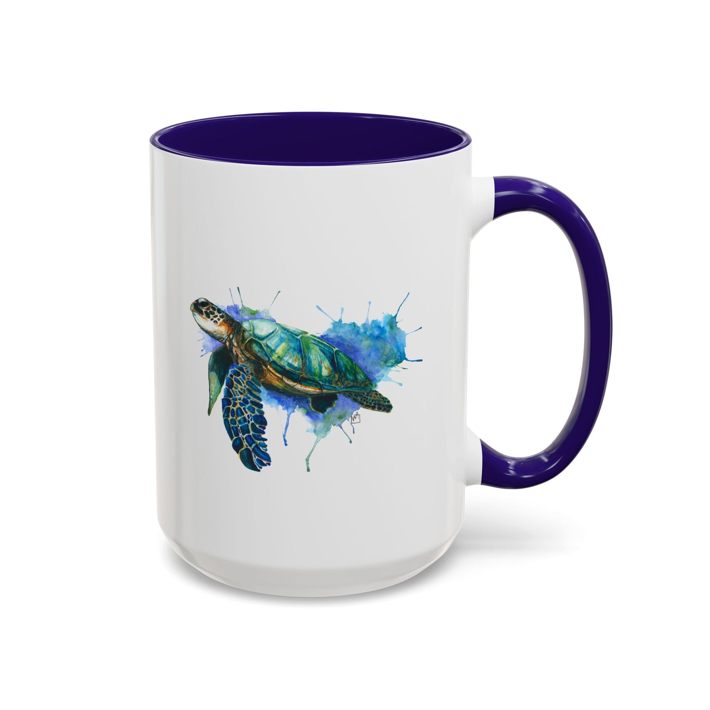 Sea Turtle Ceramic Mug (15oz)