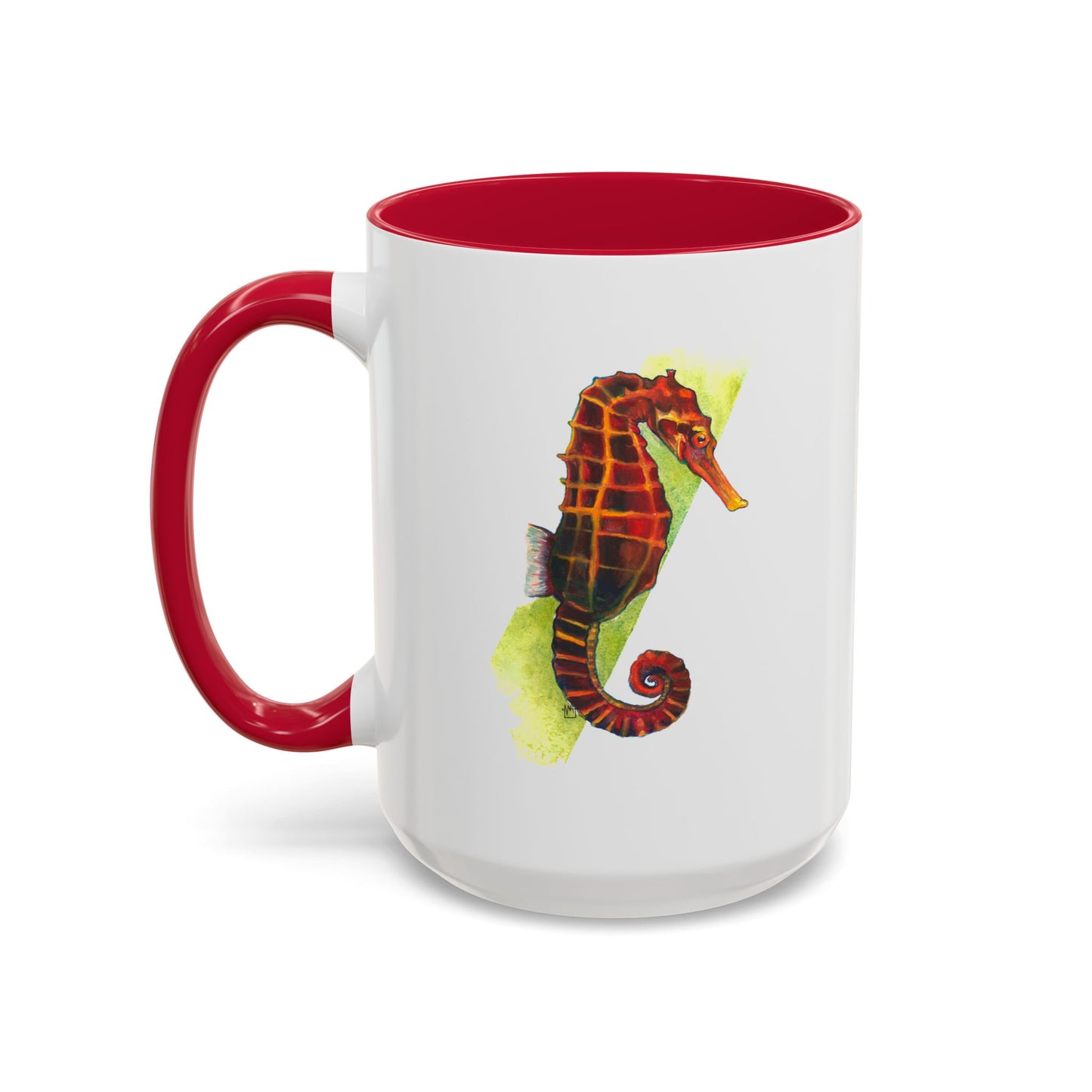 Spicy Seahorse Ceramic Mug (15oz)