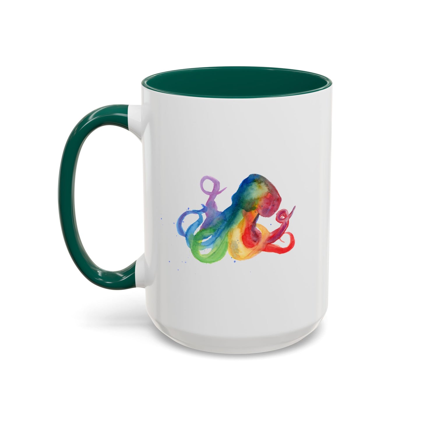 Colorful Octopus Ceramic Mug (15oz)
