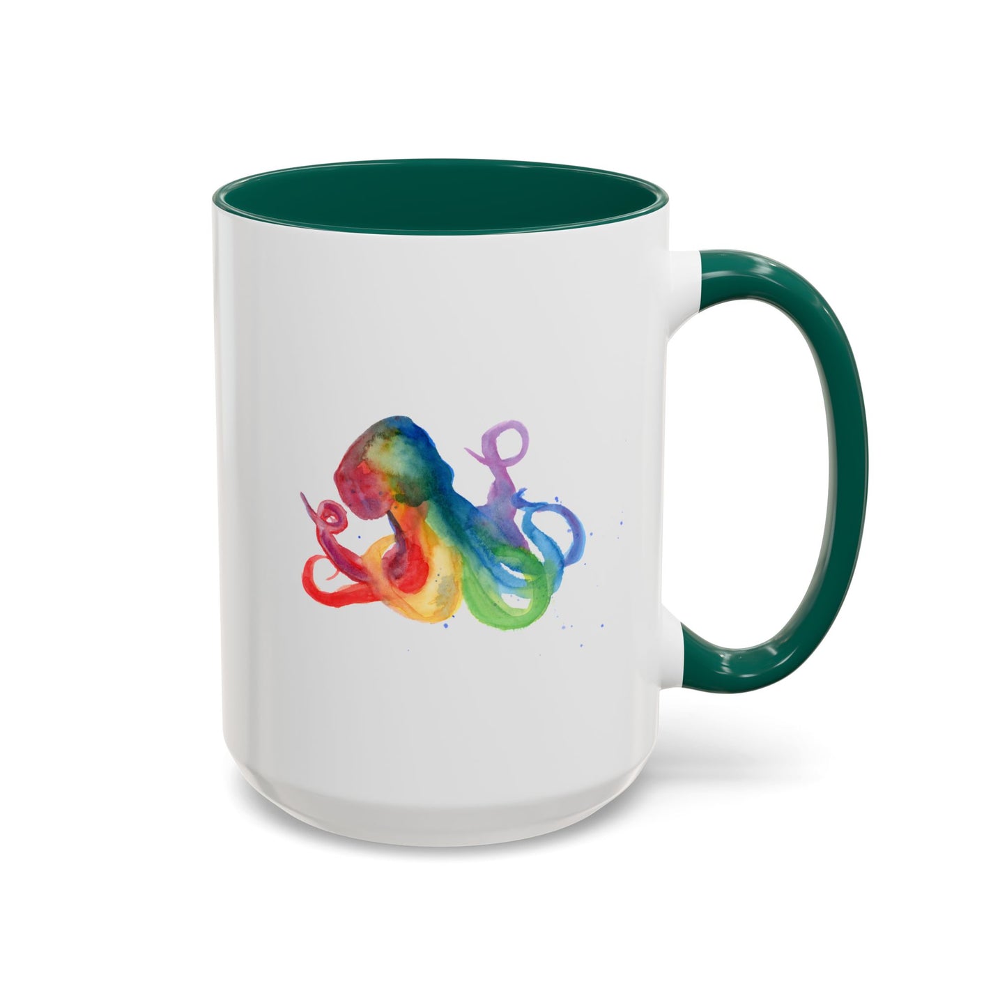 Colorful Octopus Ceramic Mug (15oz)