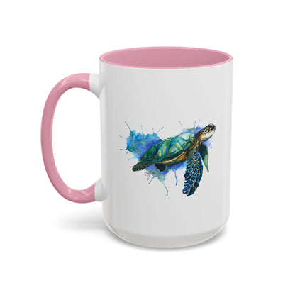 Sea Turtle Ceramic Mug (15oz)