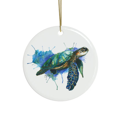 Sea Turtle Ceramic Ornaments