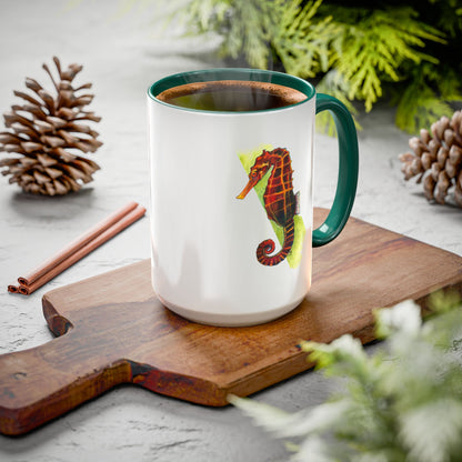 Spicy Seahorse Ceramic Mug (15oz)