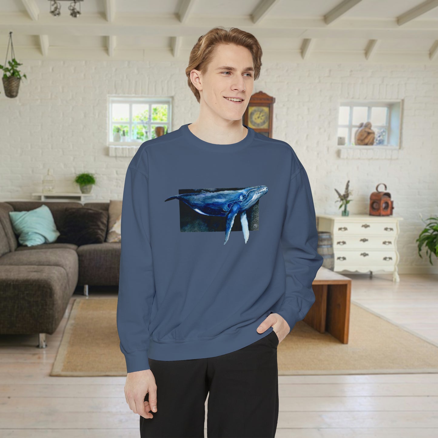 Blue Whale Sweatshirt