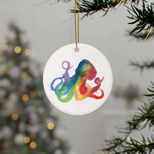 Octopus Ceramic Ornaments