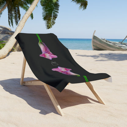 Calla Lily Beach Towel