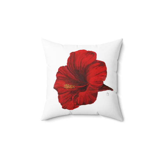 Hibiscus Square Pillow