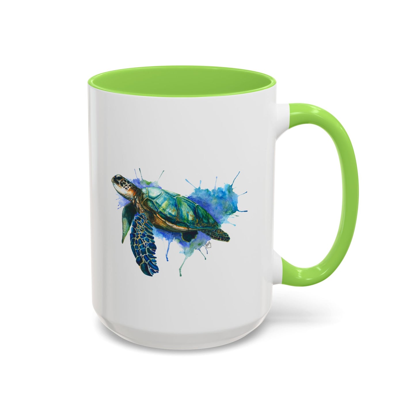 Sea Turtle Ceramic Mug (15oz)