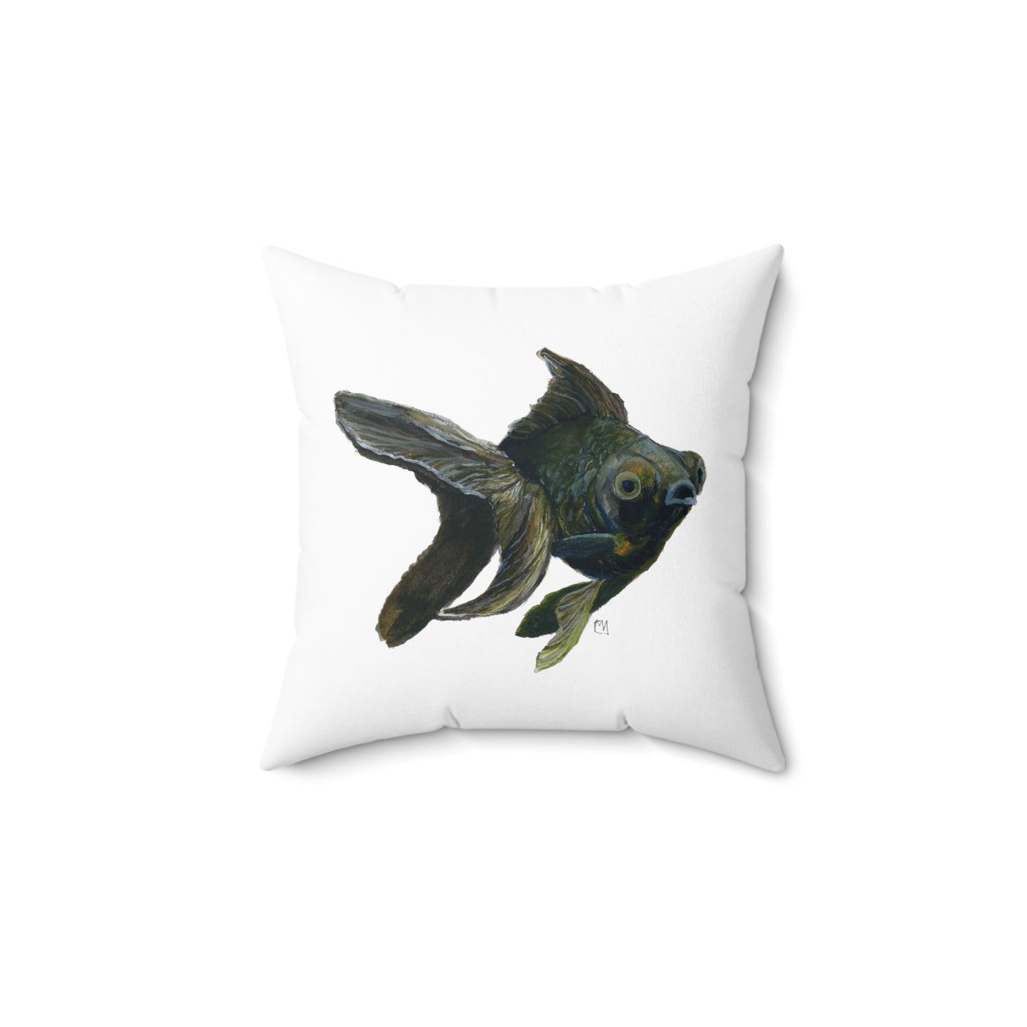 Goldfish Polyester Square Pillow