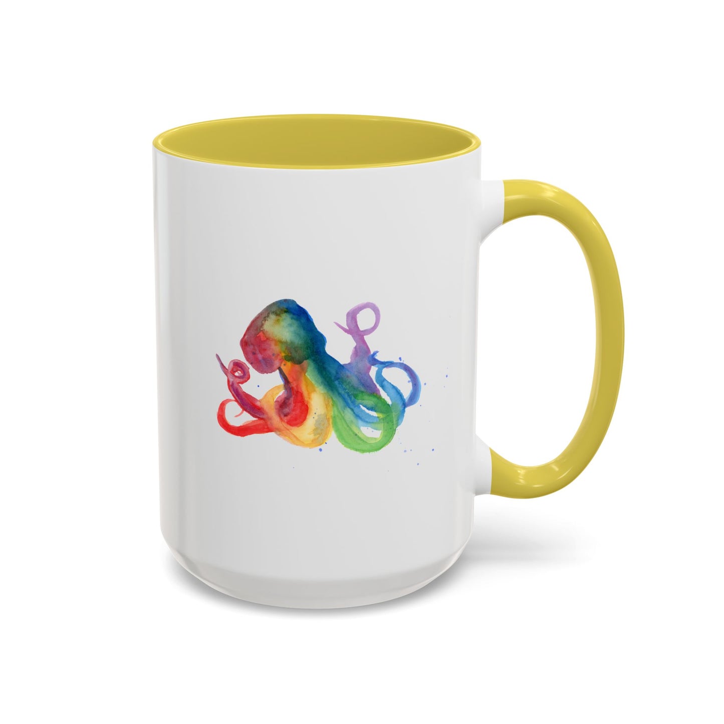 Colorful Octopus Ceramic Mug (15oz)