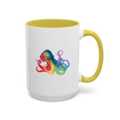 Colorful Octopus Ceramic Mug (15oz)