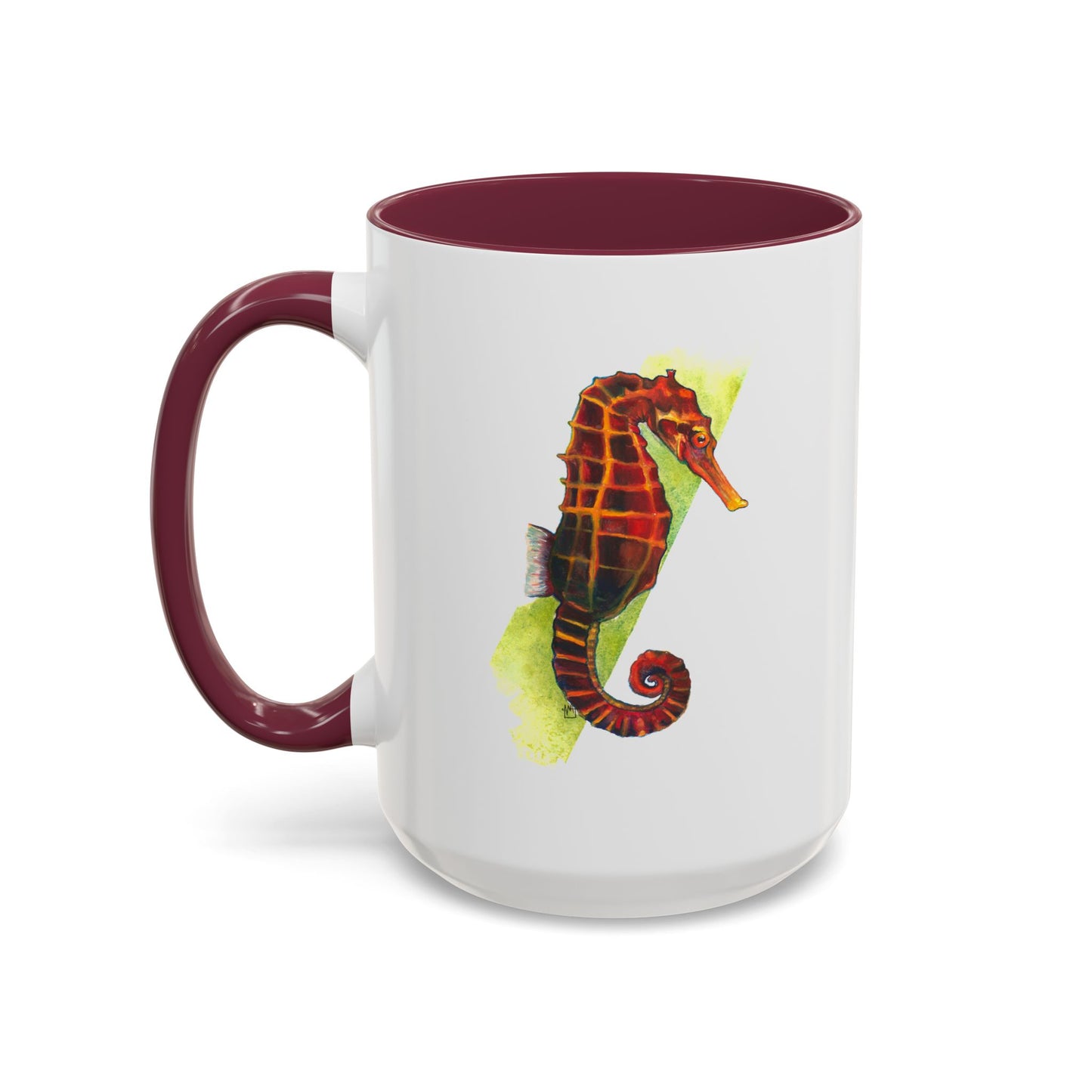 Spicy Seahorse Ceramic Mug (15oz)