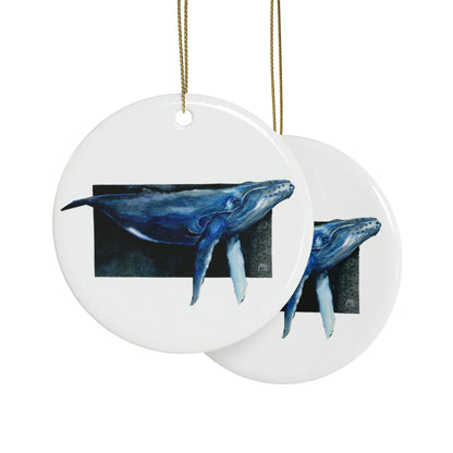 Blue Whale Ceramic Ornaments