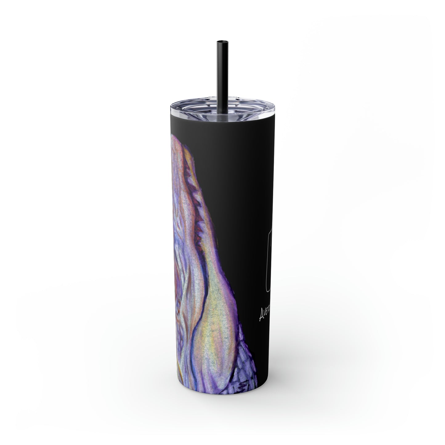 20oz Mardi Gras Gator Tumbler