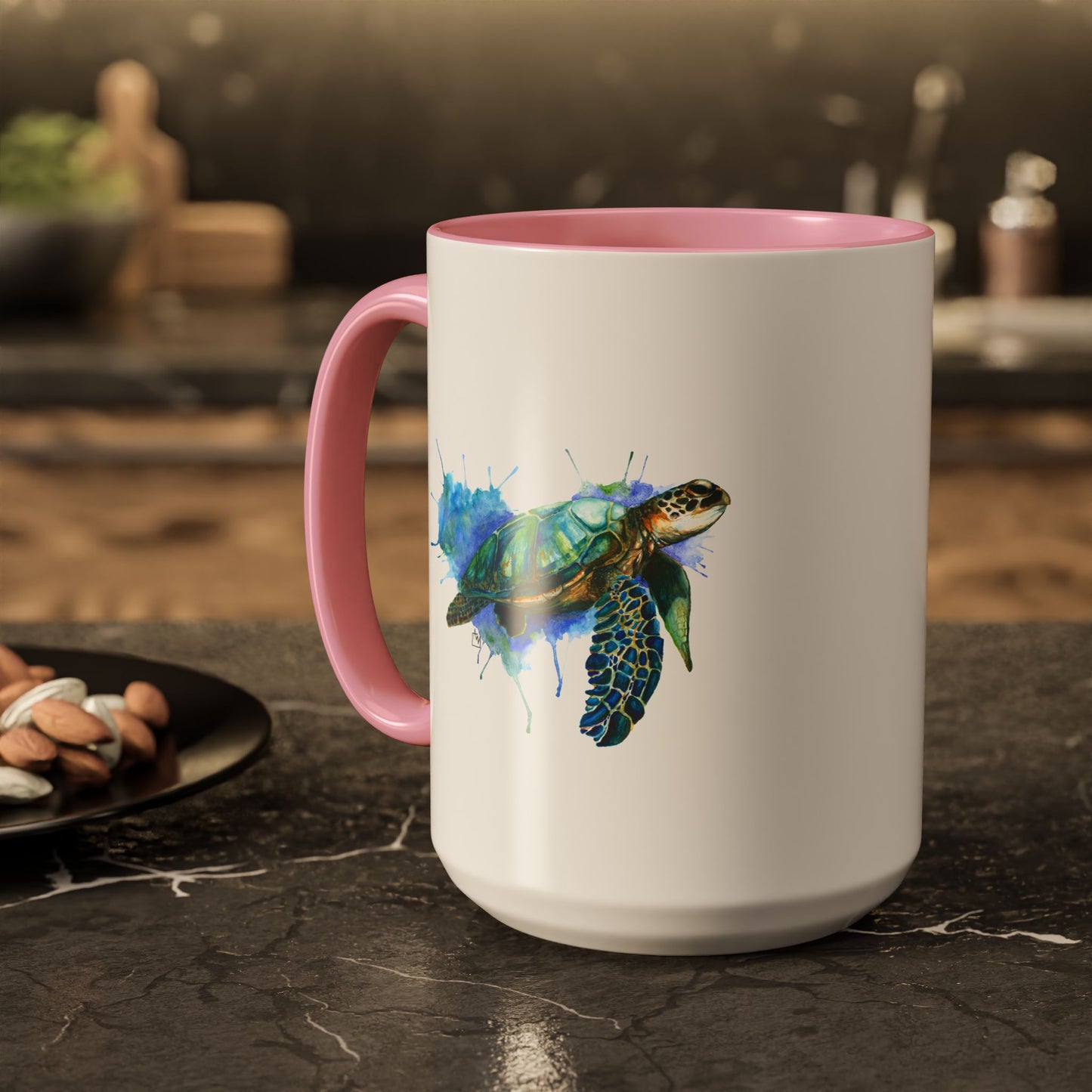 Sea Turtle Ceramic Mug (15oz)