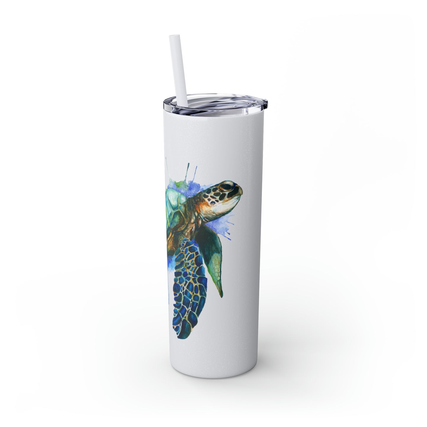 Sea Turtle Tumbler with Straw, 20oz