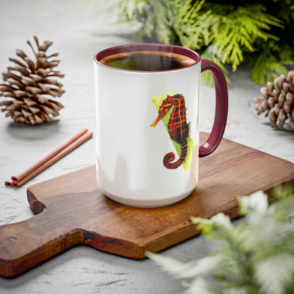 Spicy Seahorse Ceramic Mug (15oz)
