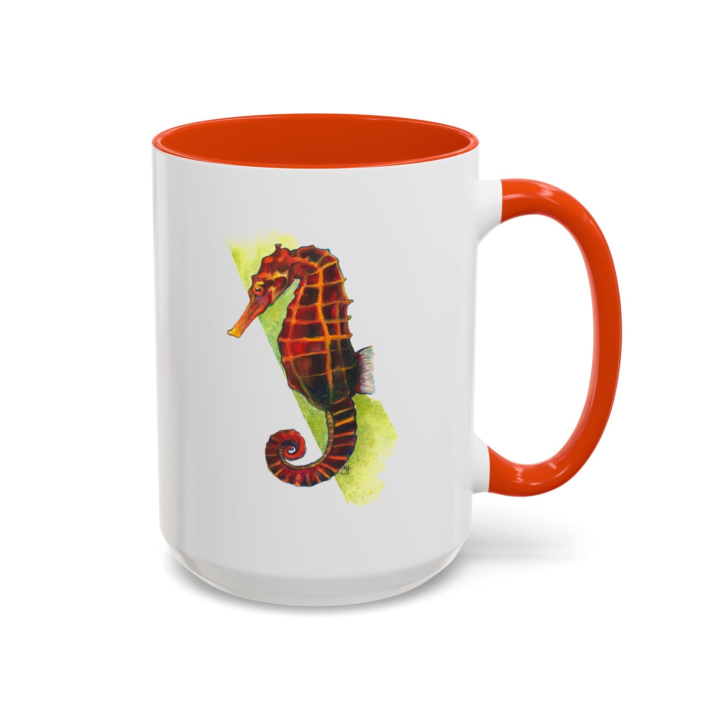 Spicy Seahorse Ceramic Mug (15oz)
