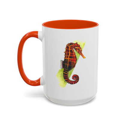 Spicy Seahorse Ceramic Mug (15oz)