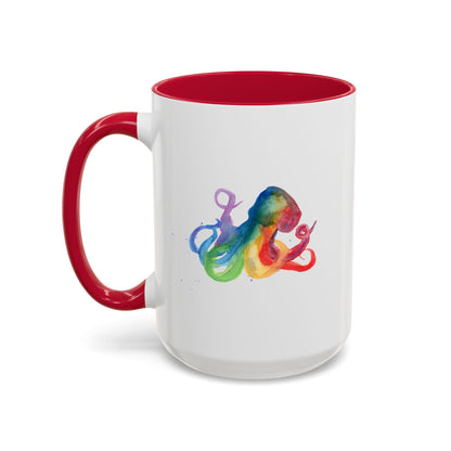 Colorful Octopus Ceramic Mug (15oz)