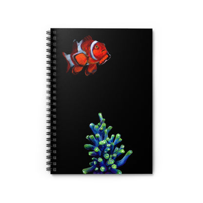 Clownfish and Coral Spiral Notebook