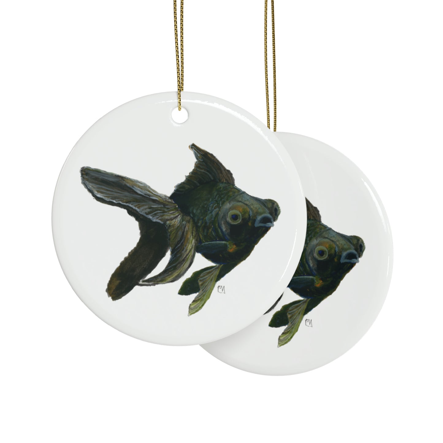 Goldfish Ceramic Ornaments