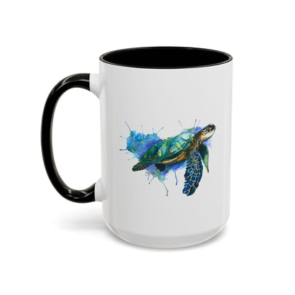 Sea Turtle Ceramic Mug (15oz)