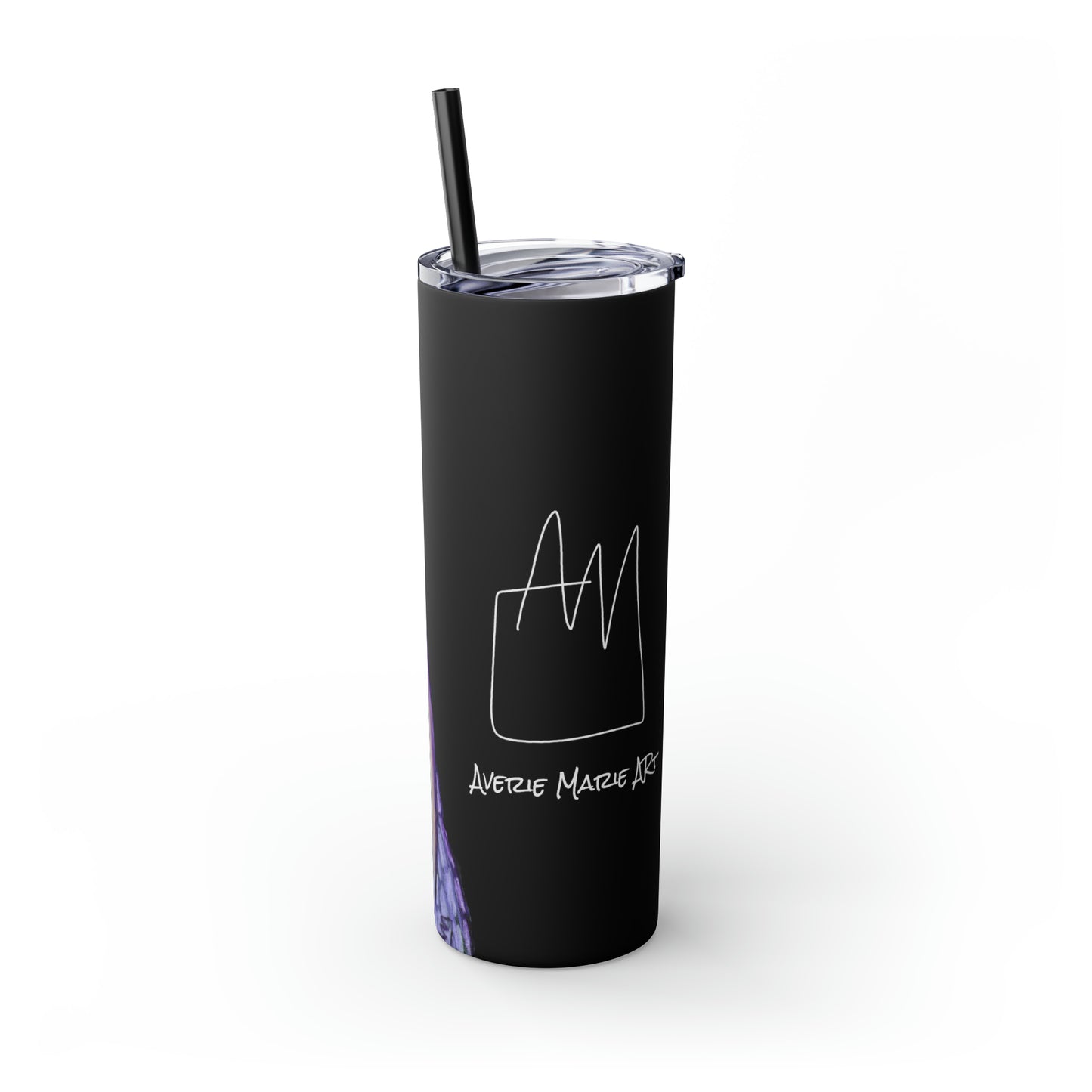 20oz Mardi Gras Gator Tumbler