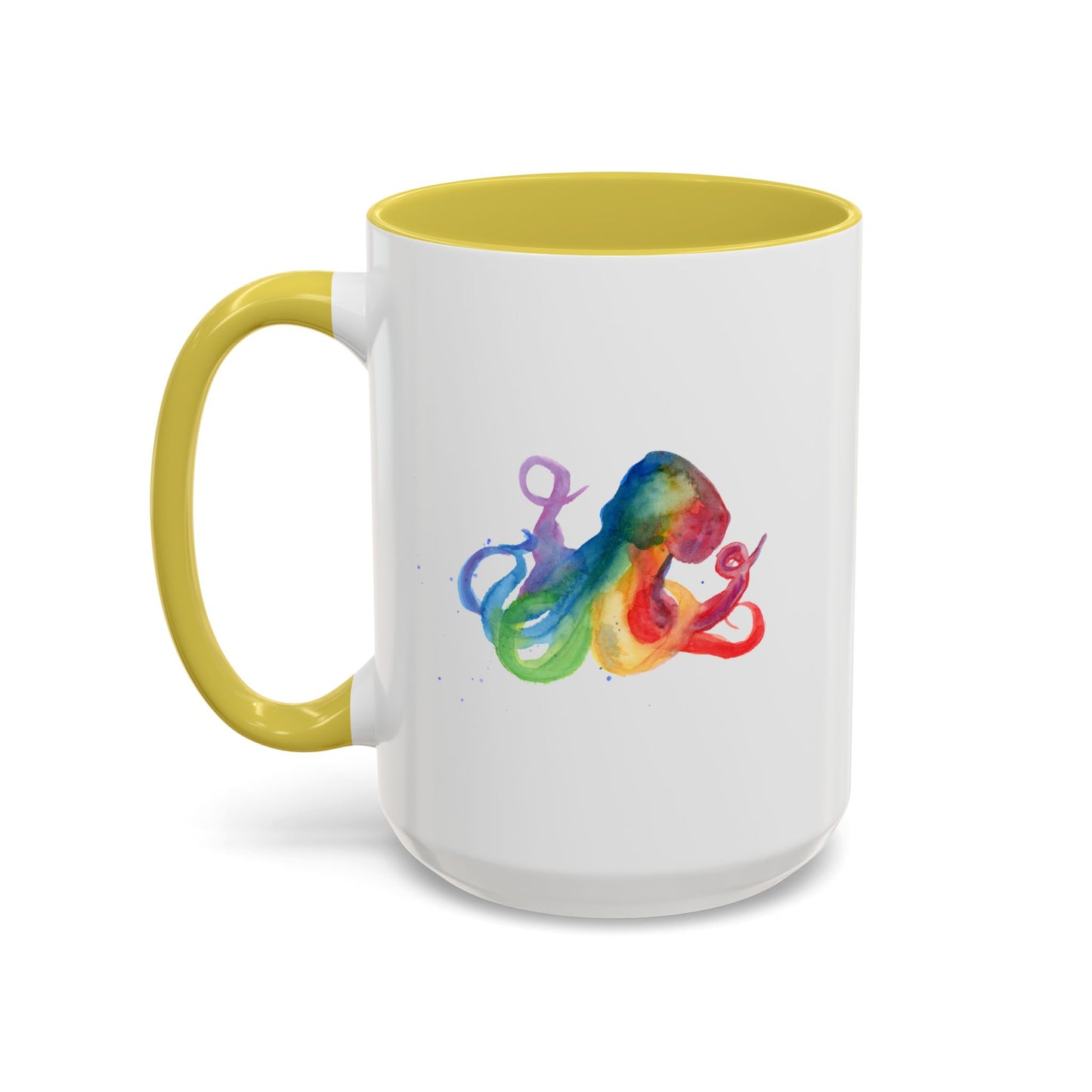 Colorful Octopus Ceramic Mug (15oz)