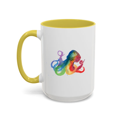 Colorful Octopus Ceramic Mug (15oz)