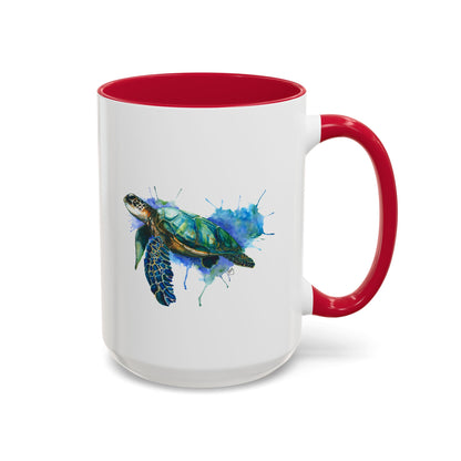 Sea Turtle Ceramic Mug (15oz)
