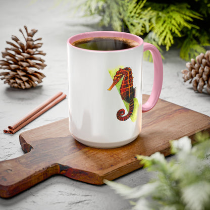 Spicy Seahorse Ceramic Mug (15oz)