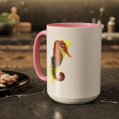 Spicy Seahorse Ceramic Mug (15oz)
